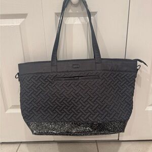 Lug Grey and Black Sparkle Travel Bag